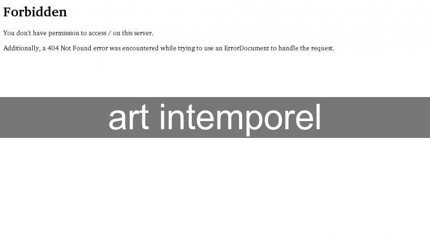 art intemporel