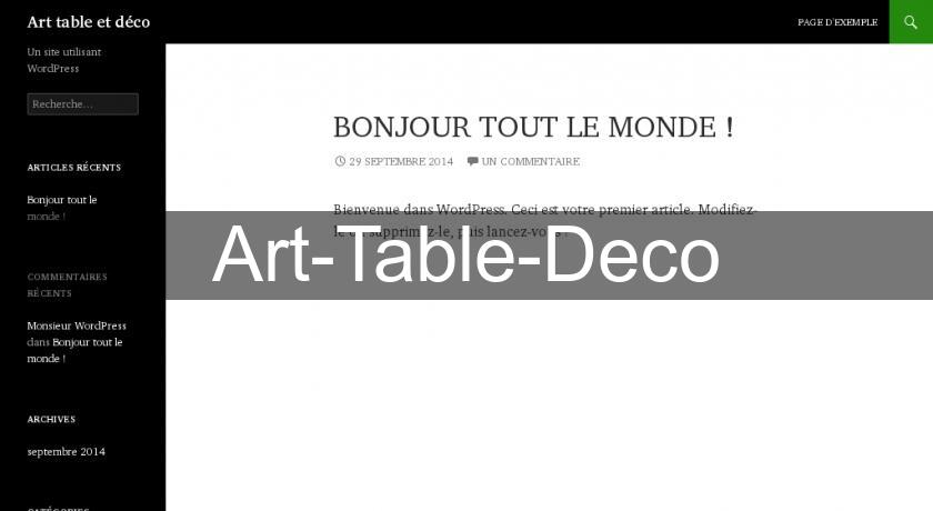 Art-Table-Deco Art-Table-Deco