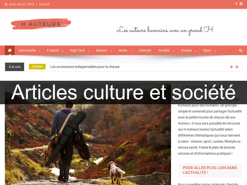 Articles culture et société
