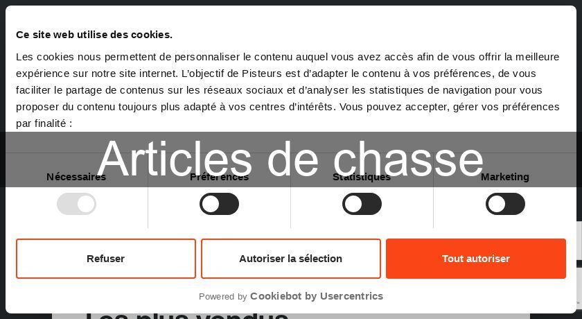 Articles de chasse