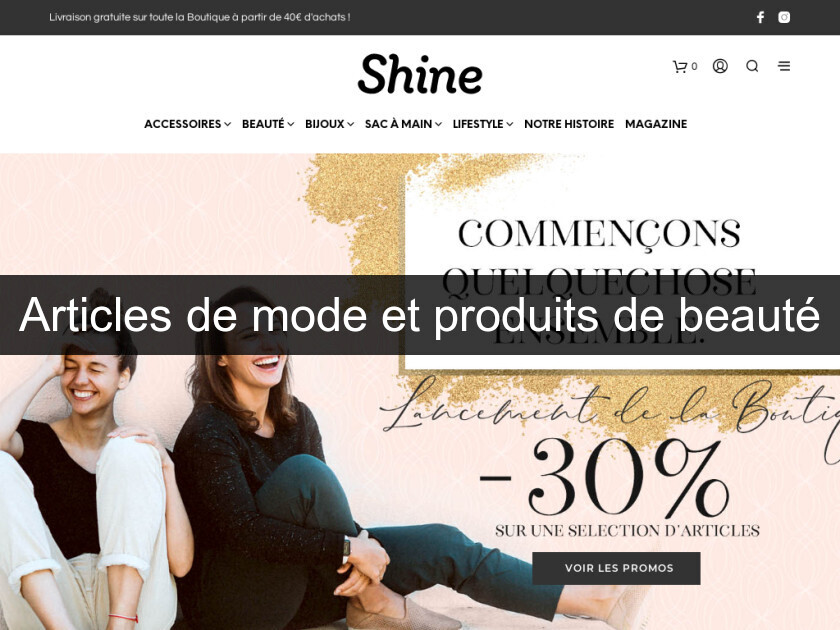 Articles de mode et produits de beauté Articles de mode et produits de beauté