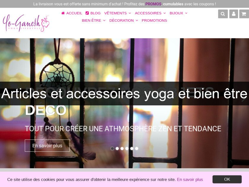 Articles et accessoires yoga et bien être Articles et accessoires yoga et bien être