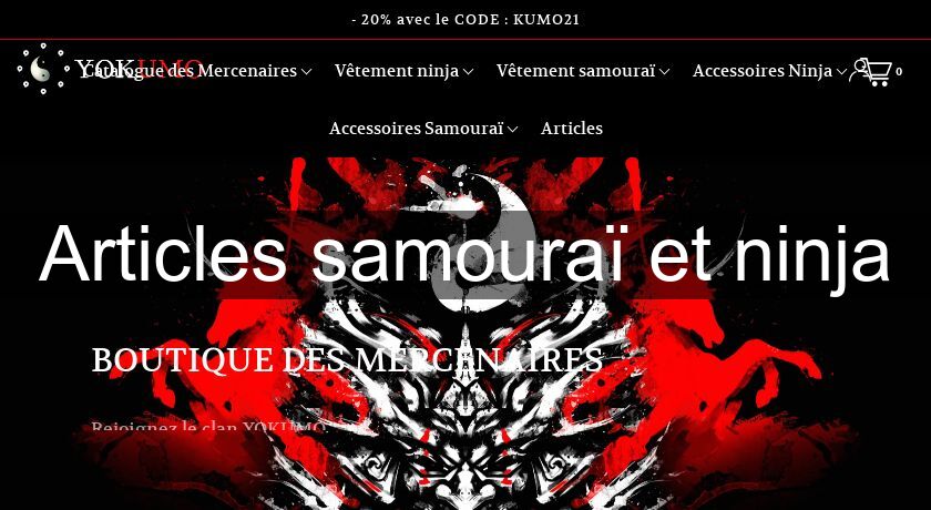 Articles samouraï et ninja