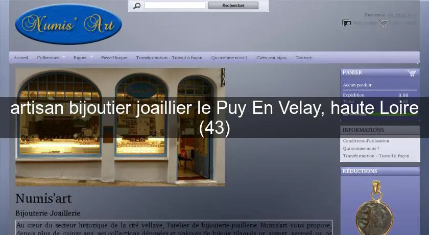 artisan bijoutier joaillier le Puy En Velay, haute Loire (43)