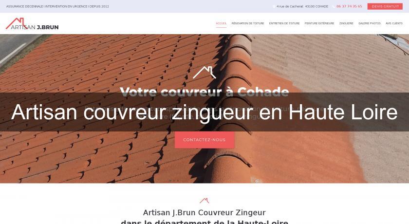 Artisan couvreur zingueur en Haute Loire Artisan couvreur zingueur en Haute Loire