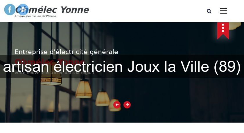 artisan électricien Joux la Ville (89)