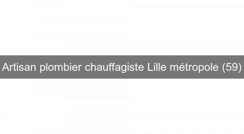 Artisan plombier chauffagiste Lille métropole (59) Artisan plombier chauffagiste Lille métropole (59)