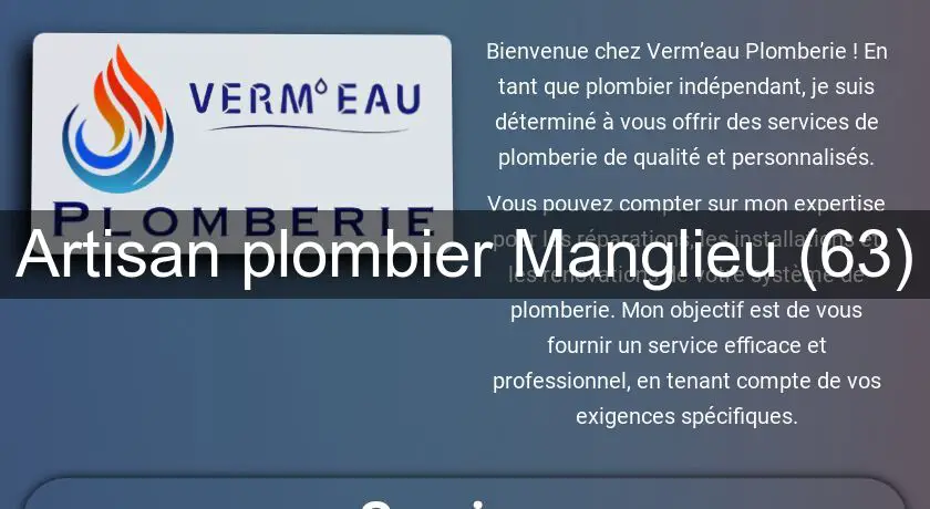 Artisan plombier Manglieu (63)
