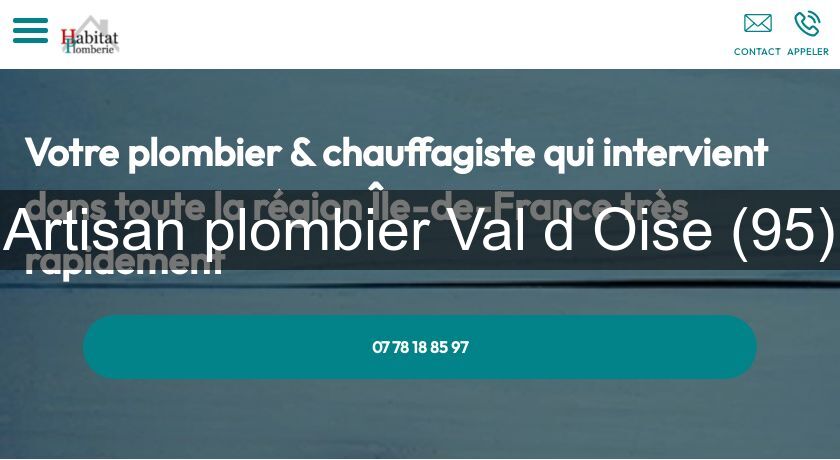 Artisan plombier Val d'Oise (95)