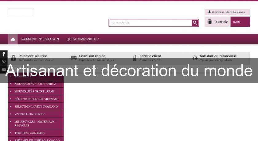 Artisanant et décoration du monde Artisanant et décoration du monde