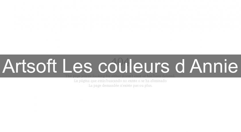 Artsoft Les couleurs d'Annie Artsoft Les couleurs d'Annie