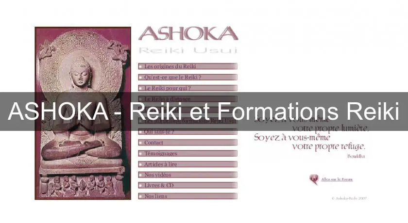 ASHOKA - Reiki et Formations Reiki