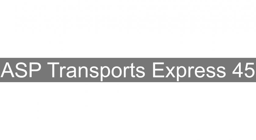 ASP Transports Express 45 ASP Transports Express 45