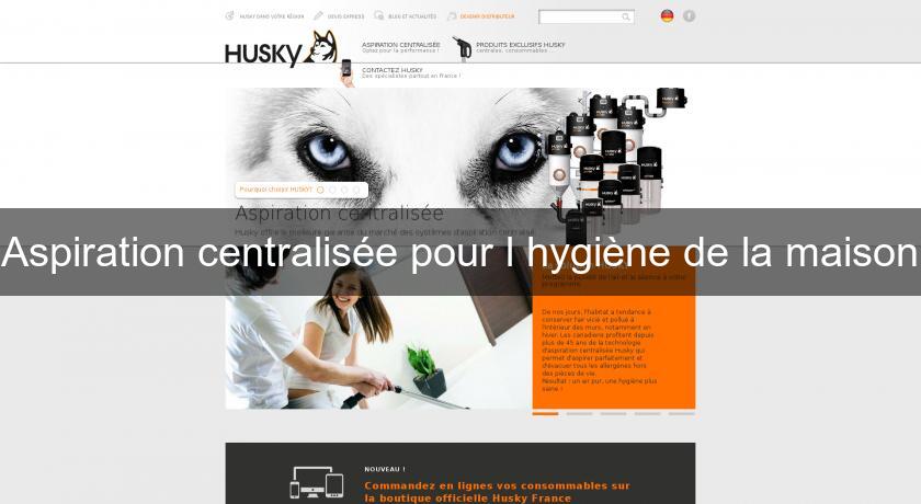 Aspiration centralisée pour l'hygiène de la maison