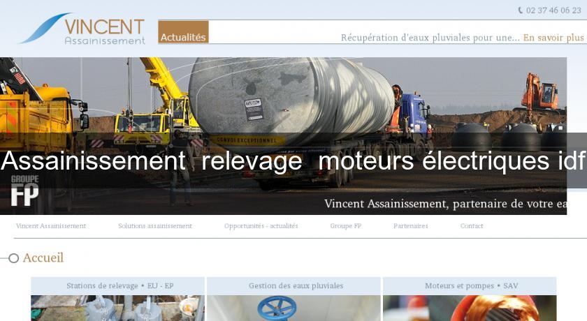 Assainissement relevage moteurs électriques idf Assainissement relevage moteurs électriques idf