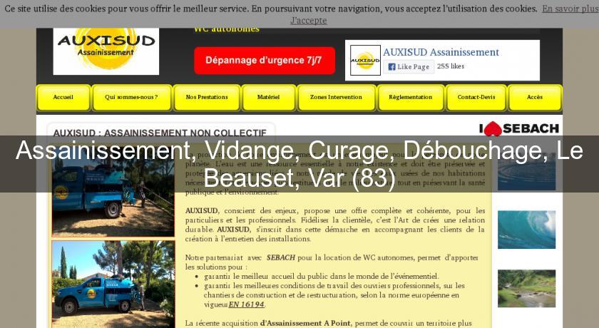 Assainissement, Vidange, Curage, Débouchage, Le Beauset, Var (83) Assainissement, Vidange, Curage, Débouchage, Le Beauset, Var (83)