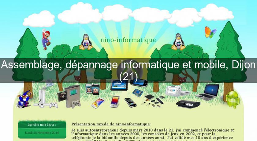 Assemblage, dépannage informatique et mobile, Dijon (21) Assemblage, dépannage informatique et mobile, Dijon (21)