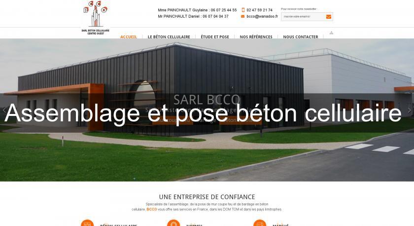 Assemblage et pose béton cellulaire Assemblage et pose béton cellulaire