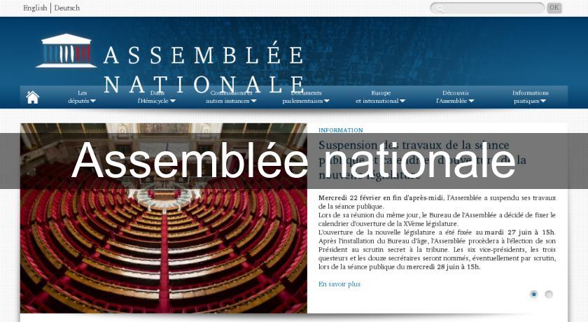 Assemblée nationale Assemblée nationale