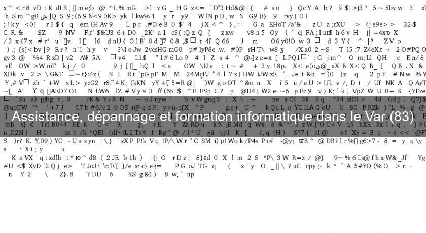 Assistance, dépannage et formation informatique dans le Var (83)