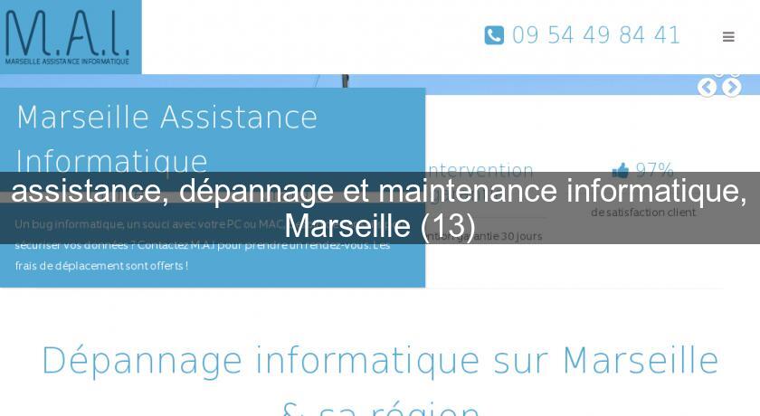 assistance, dépannage et maintenance informatique, Marseille (13)
