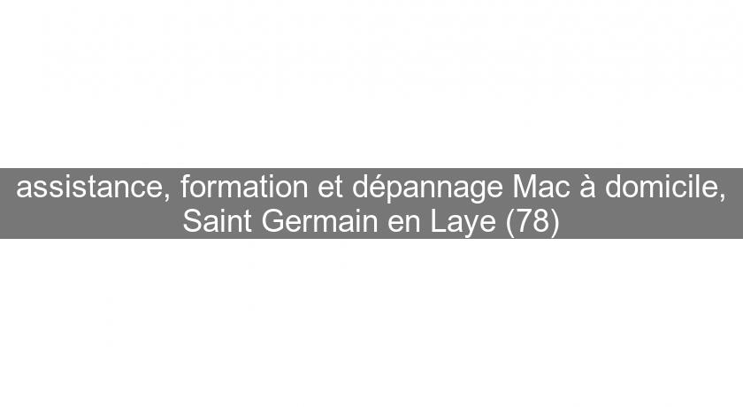assistance, formation et dépannage Mac à domicile, Saint Germain en Laye (78)
