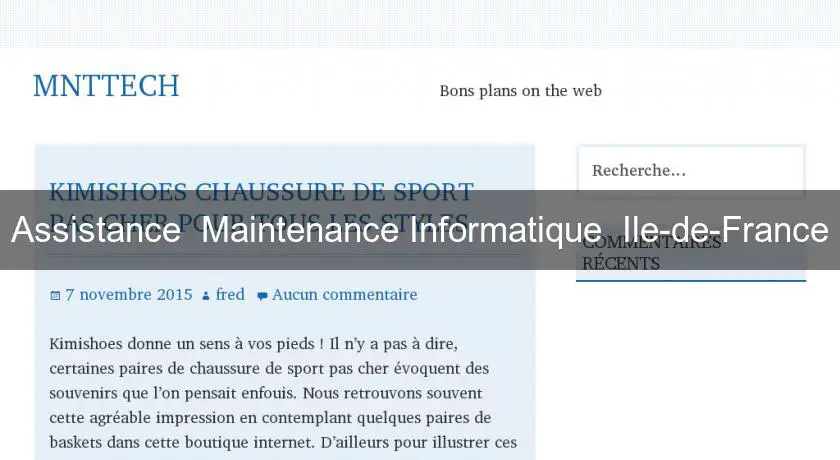 Assistance  Maintenance Informatique  Ile-de-France