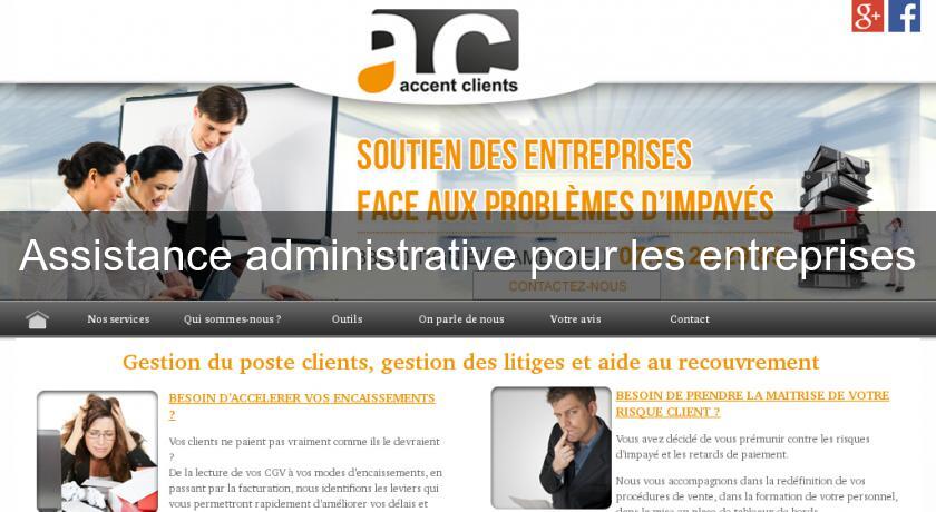 Assistance administrative pour les entreprises