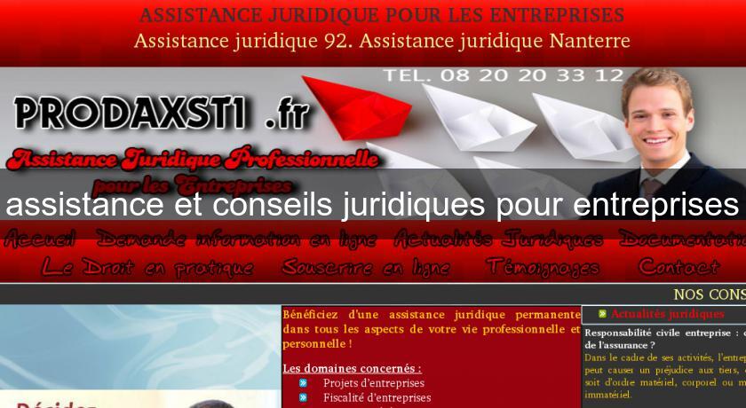 assistance et conseils juridiques pour entreprises assistance et conseils juridiques pour entreprises