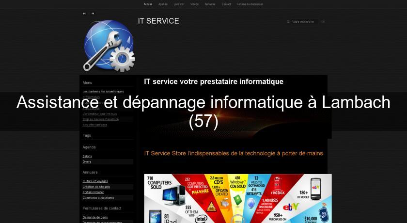 Assistance et dépannage informatique à Lambach (57)