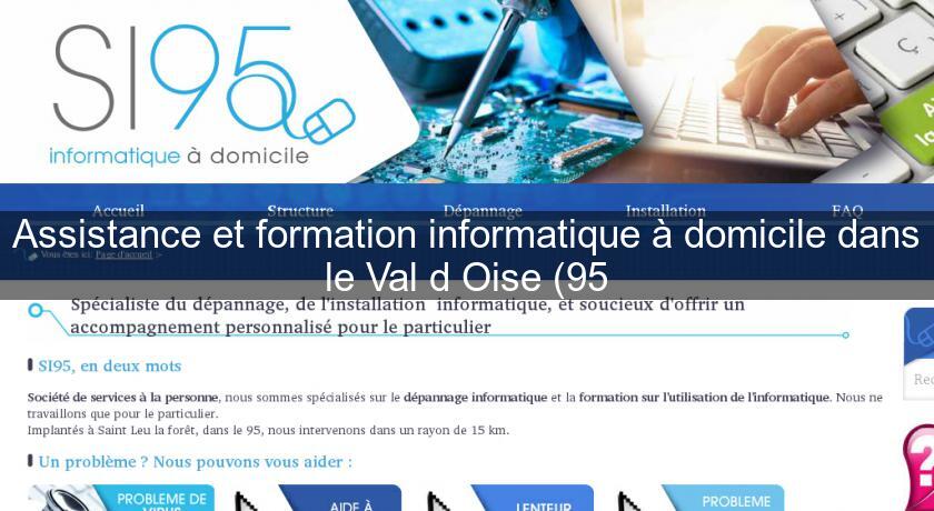 Assistance et formation informatique à domicile dans le Val d'Oise (95