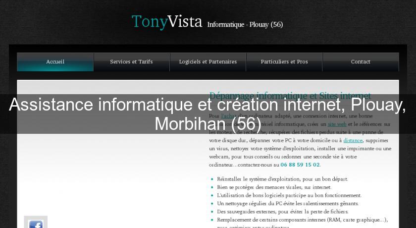 Assistance informatique et création internet, Plouay, Morbihan (56)