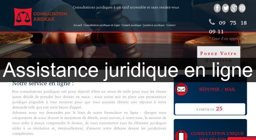 Assistance juridique en ligne