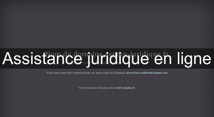 Assistance juridique en ligne