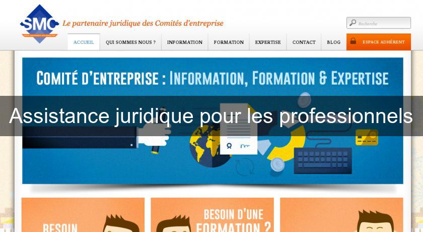 Assistance juridique pour les professionnels Assistance juridique pour les professionnels