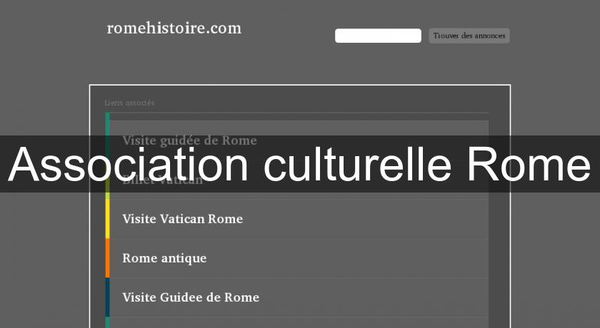 Association culturelle Rome