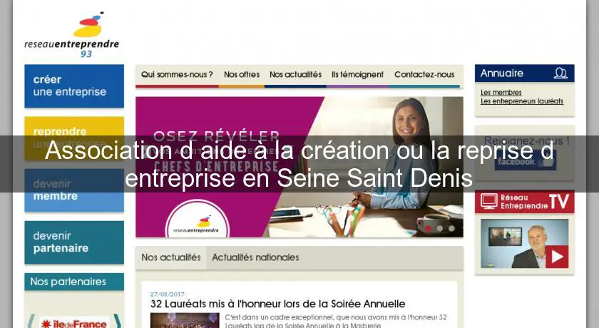 Association d'aide à la création ou la reprise d'entreprise en Seine Saint Denis
