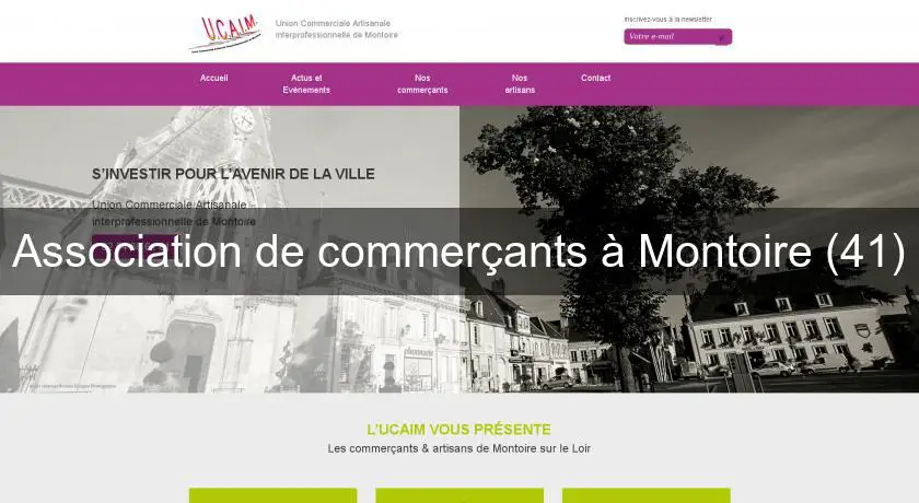 Association de commerçants à Montoire (41)