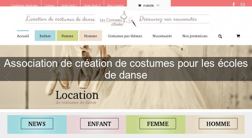 Association de création de costumes pour les écoles de danse