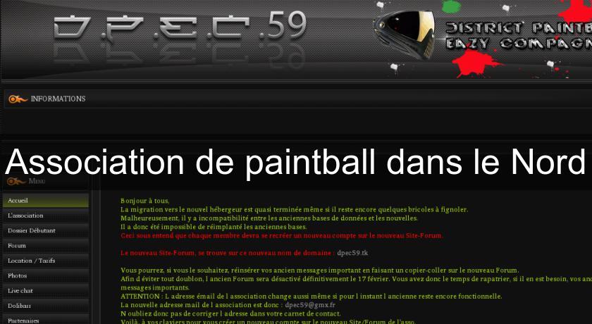 Association de paintball dans le Nord Association de paintball dans le Nord