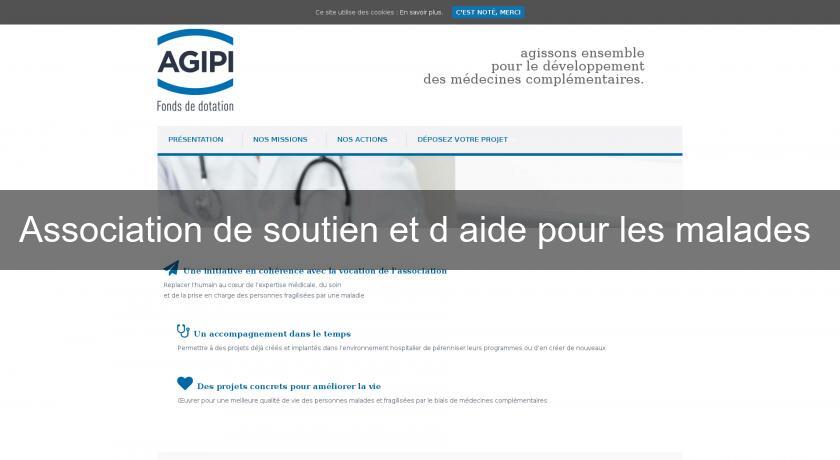 Association de soutien et d'aide pour les malades Association de soutien et d'aide pour les malades