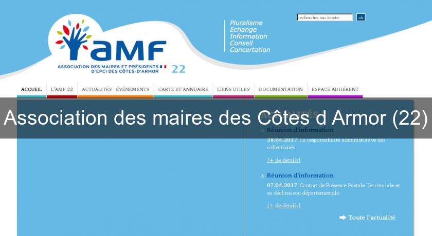 Association des maires des Côtes d'Armor (22) Association des maires des Côtes d'Armor (22)