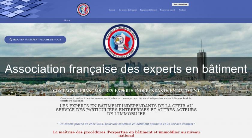 Association française des experts en bâtiment Association française des experts en bâtiment