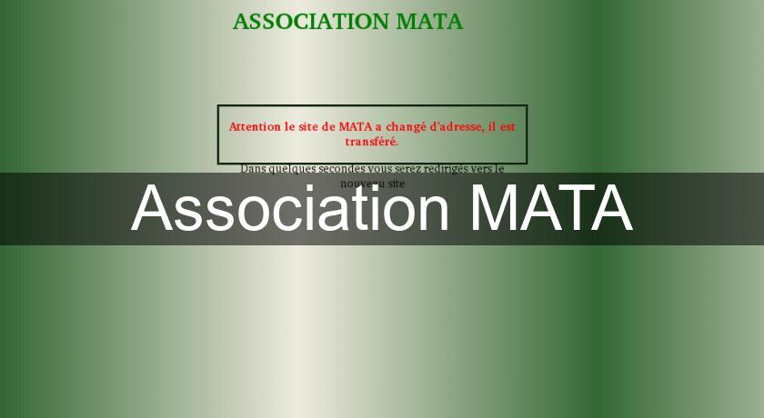 Association MATA Association MATA