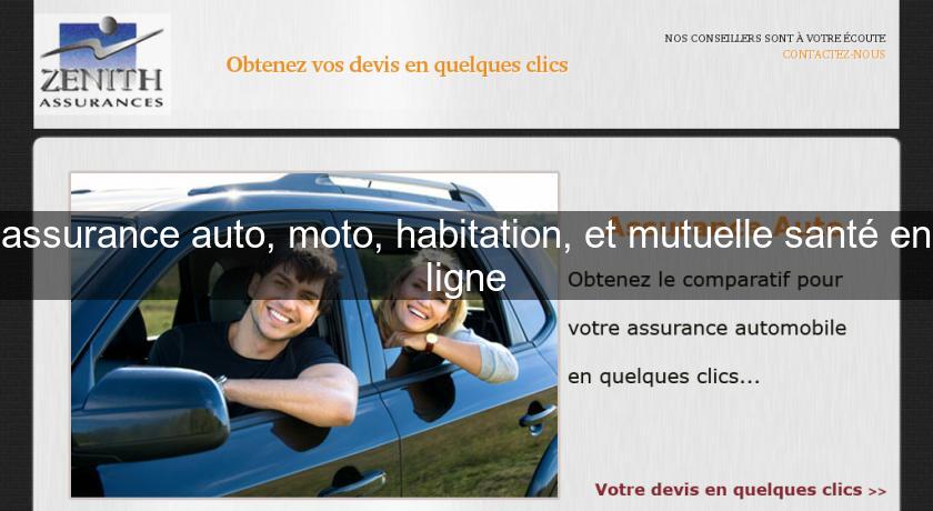 assurance auto, moto, habitation, et mutuelle santé en ligne