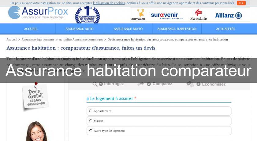 Assurance habitation comparateur Assurance habitation comparateur