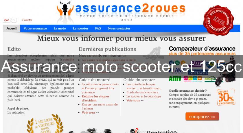 Assurance moto scooter et 125cc