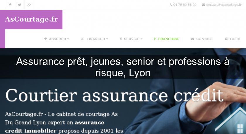 Assurance prêt, jeunes, senior et professions à risque, Lyon