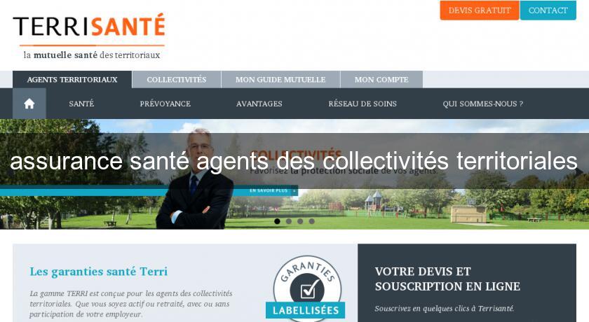 assurance santé agents des collectivités territoriales