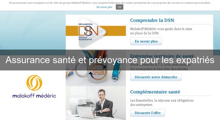 Assurance santé et prévoyance pour les expatriés